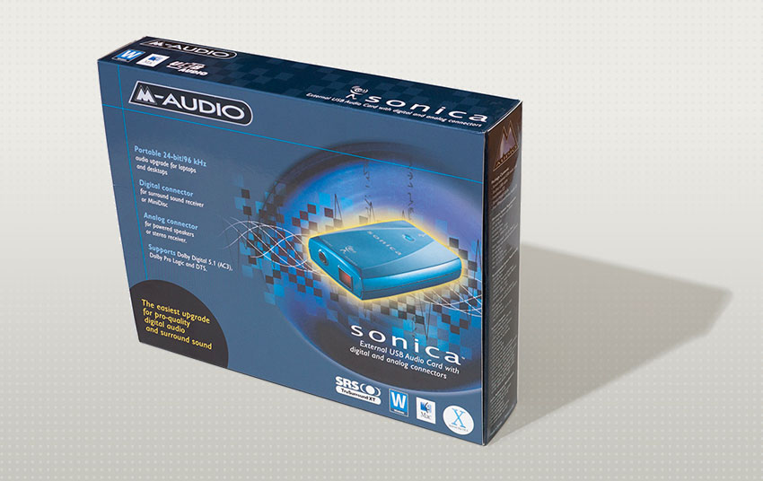 M-Audio packaging